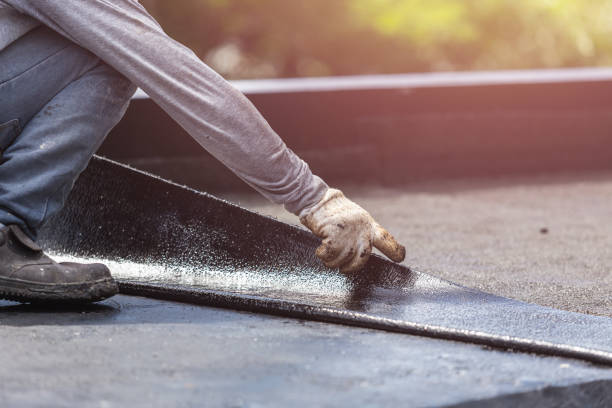 Professional Basement Waterproofing technician working in Wingate, IN